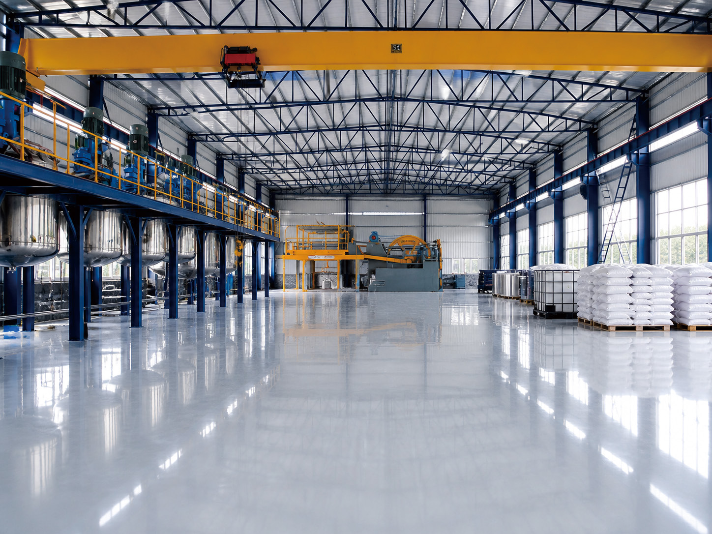 SANHE PAINT Factory Floor