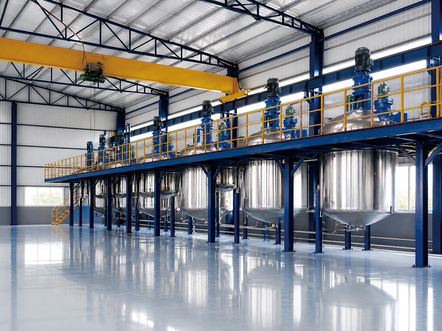 SANHE PAINT Factory Floor